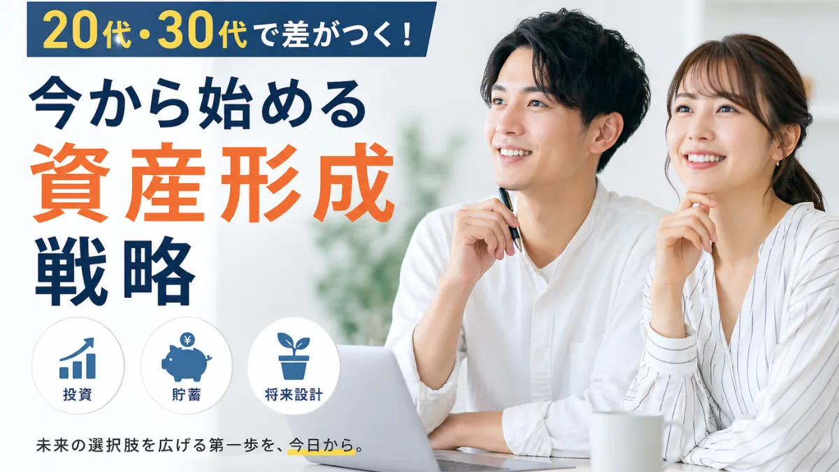 20代・30代で差がつく！今から始める資産形成戦略